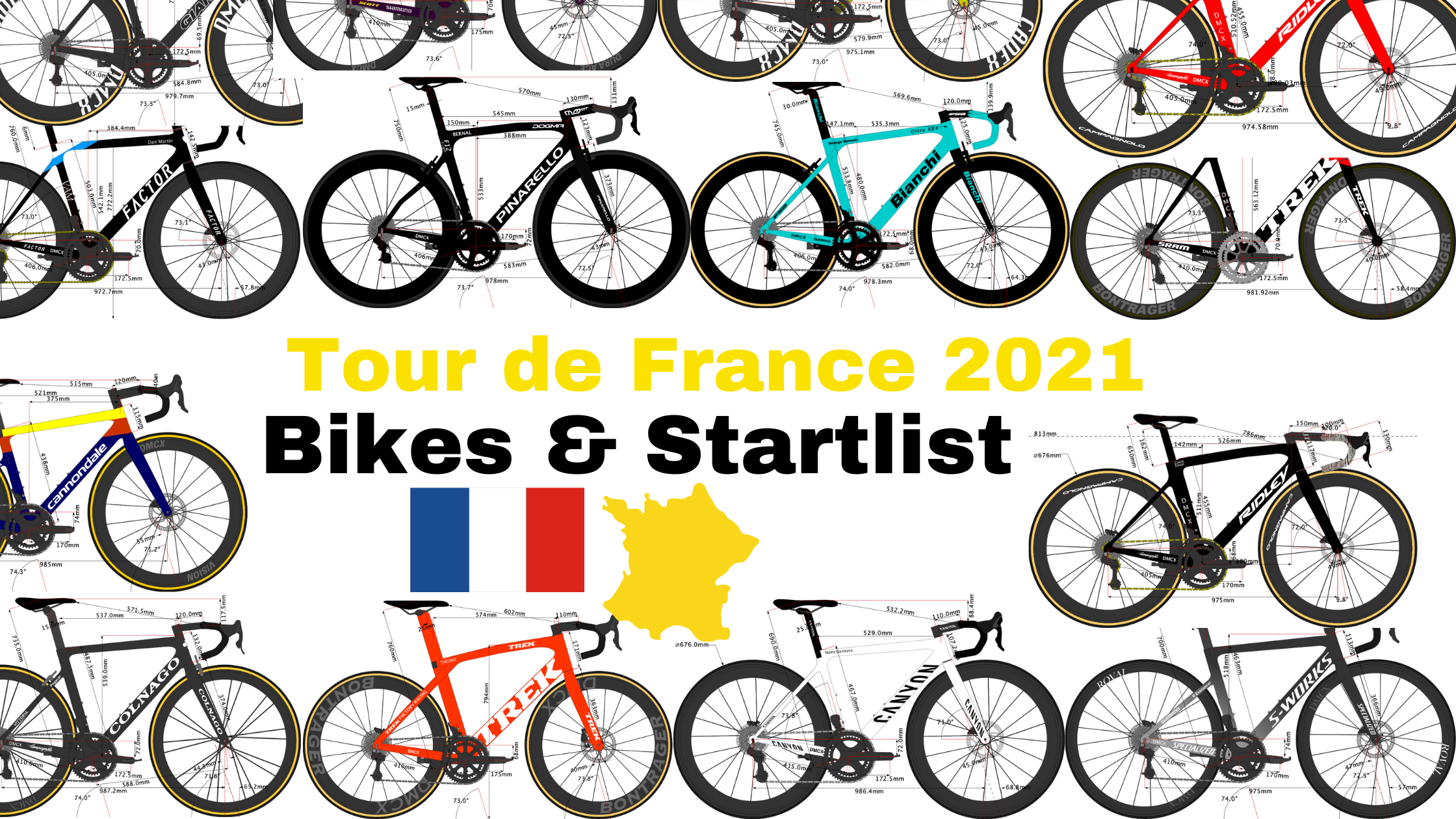 What are the Team Bikes on the Tour de France 2021?