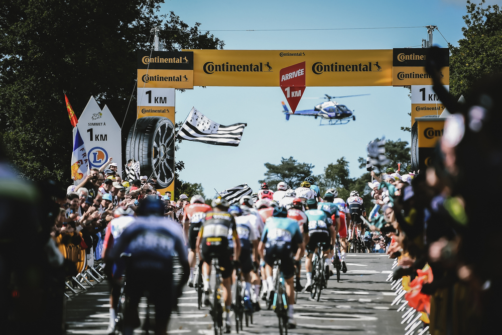 What are those flags on the Tour de France? Bretagne flags on the tour de France