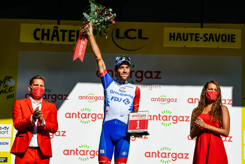 Photo of Thibaut Pinot on stage 9 Tour de France 2022