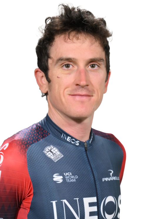 Geraint Thomas portrait at Tour de France 2022