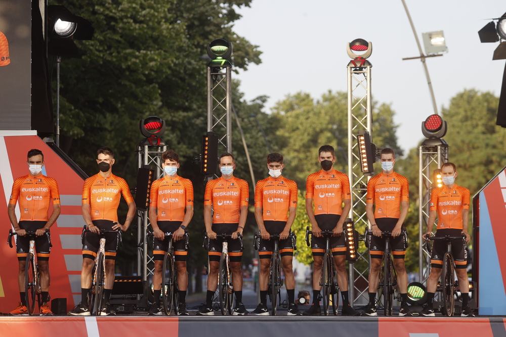presentation of team Euskaltel-Euskadi 2022 on La Vuelta a Espana