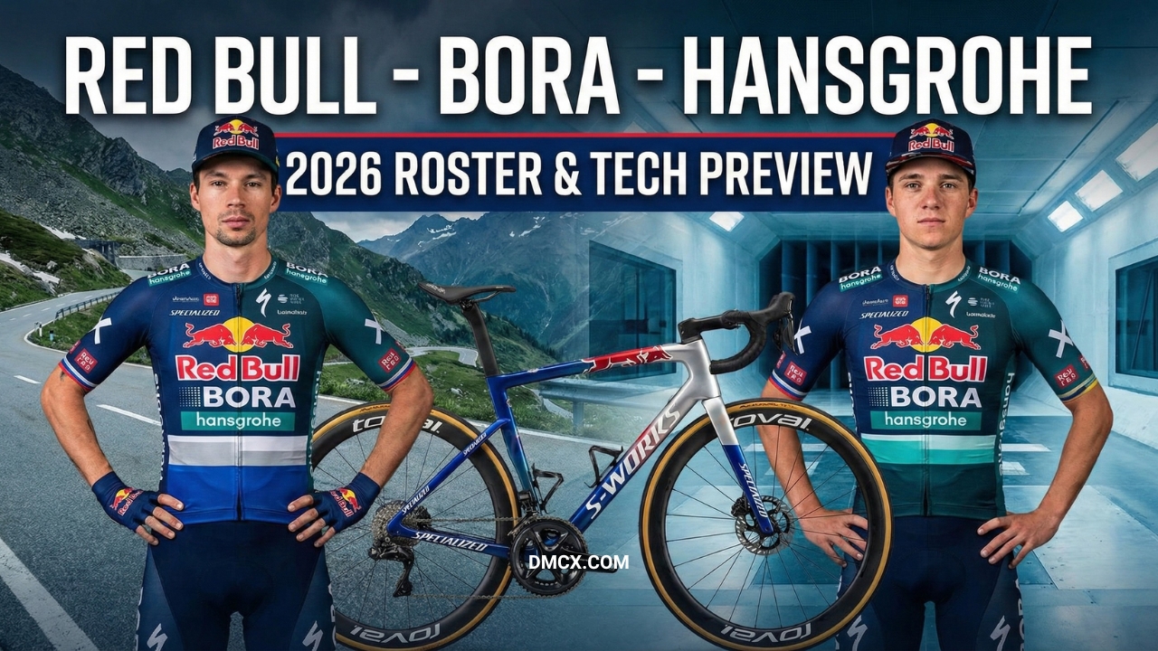 Remco Evenepoel and Primoz Roglic from Red Bull - Bora - hansgrohe 2026: Bikes, Roster & Equipment Preview